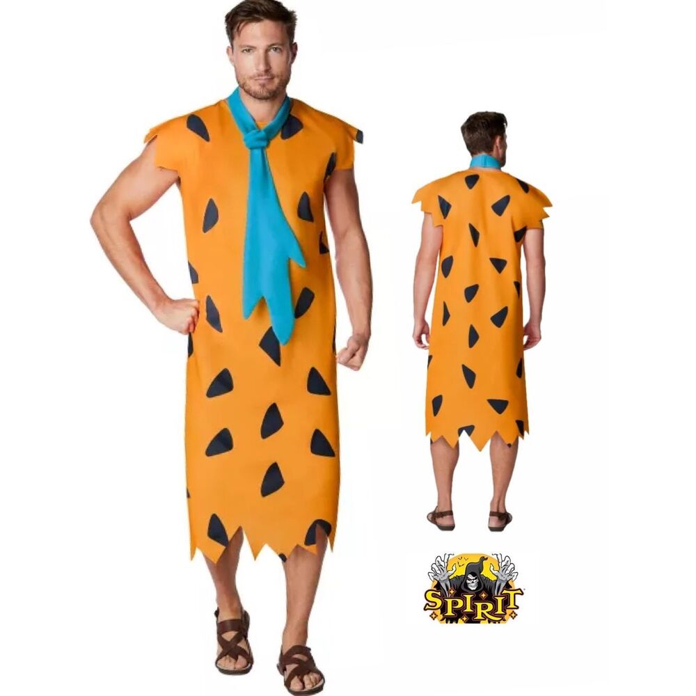 Adult Fred Flintstone Plus Size Costume. Size XXL